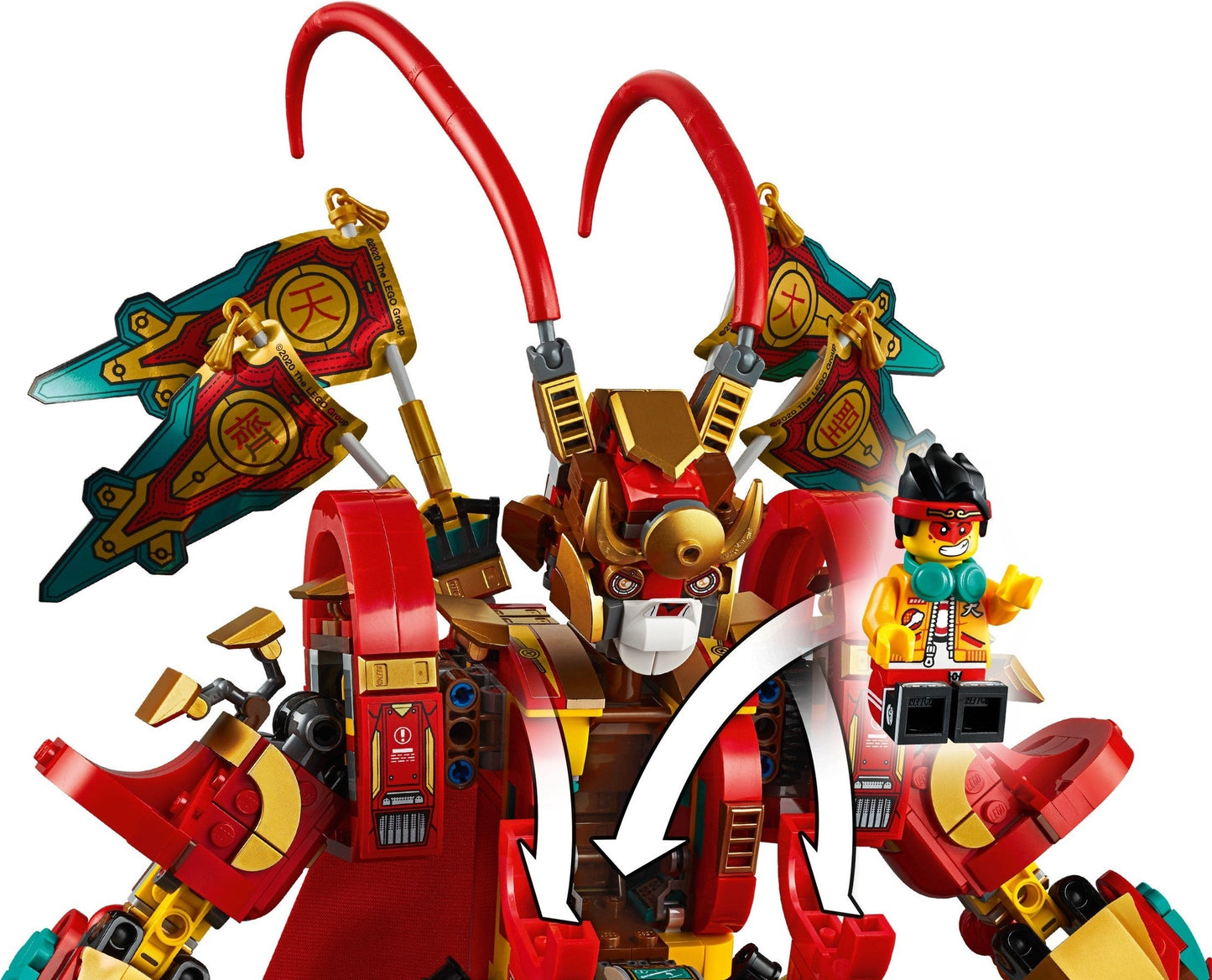 LEGO Monkie Kid 80012 Monkey King Warrior Mech- Auzzi Store