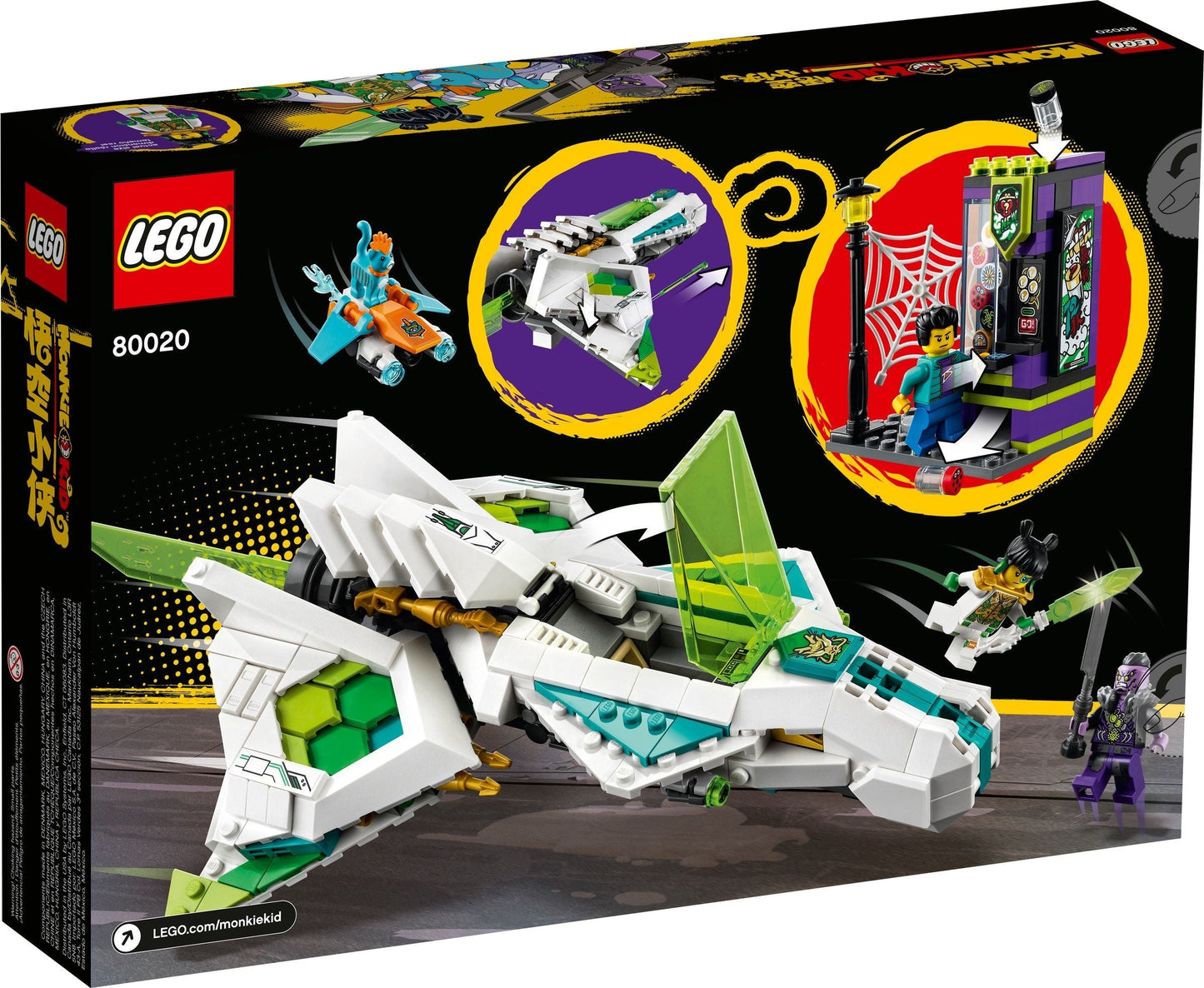LEGO Monkie Kid 80020 White Dragon Horse Jet- Auzzi Store