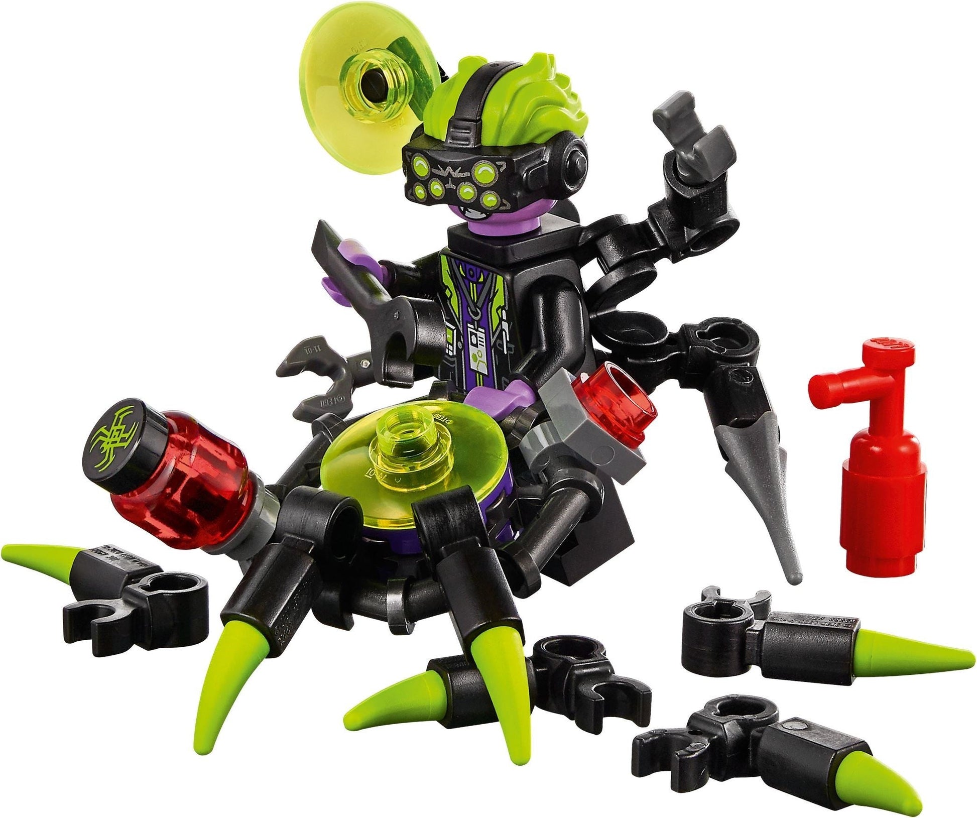 LEGO Monkie Kid 80022 Spider Queen's Arachnoid Base- Auzzi Store