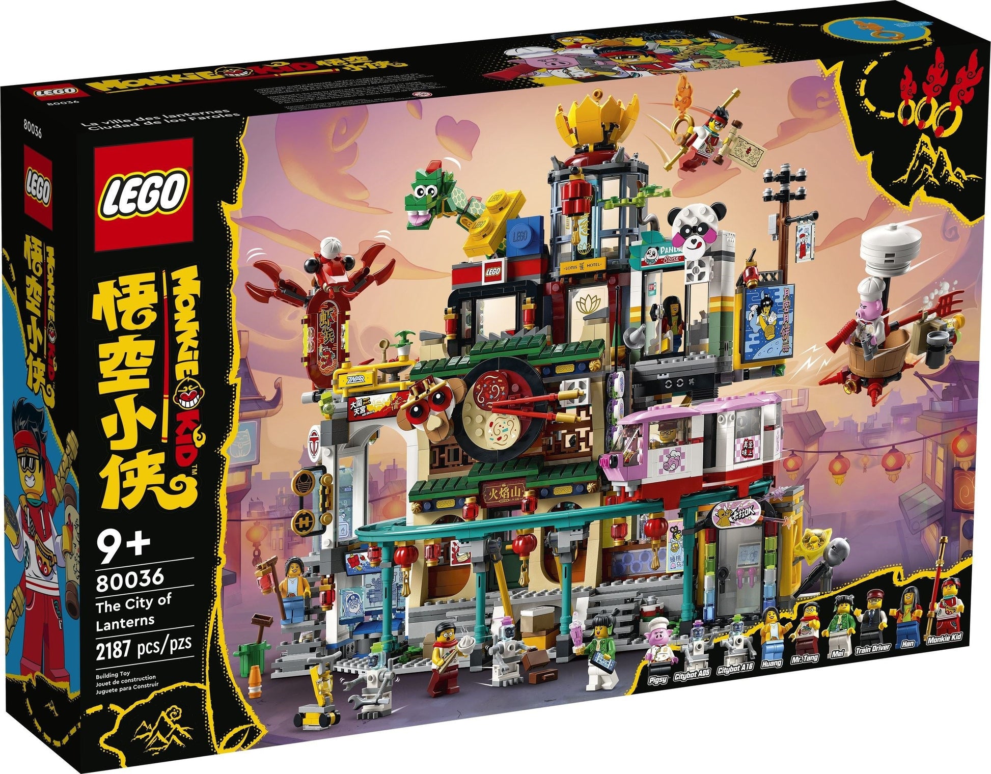 LEGO 80036 Monkie Kid The City of Lanterns- Auzzi Store