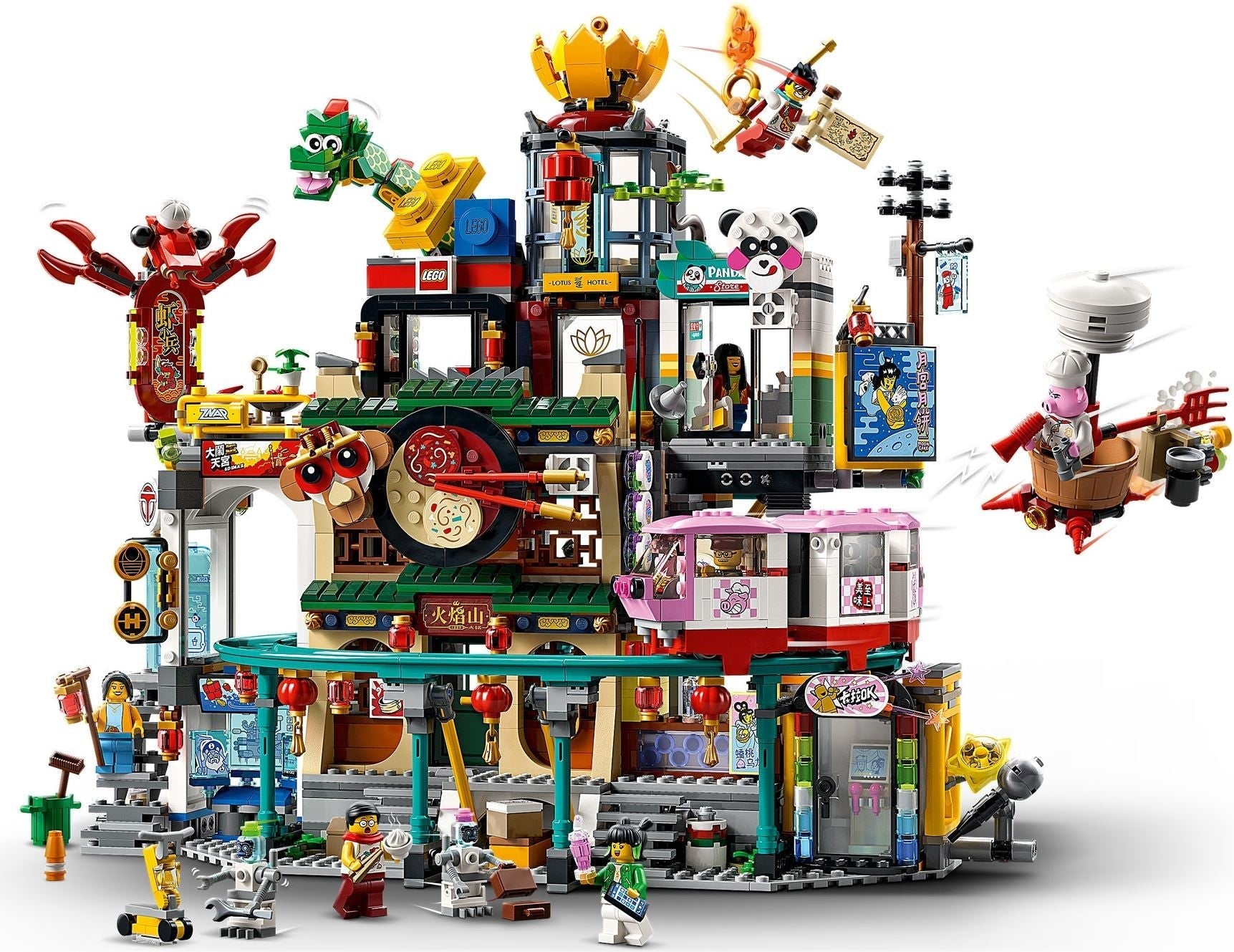 LEGO 80036 Monkie Kid The City of Lanterns- Auzzi Store