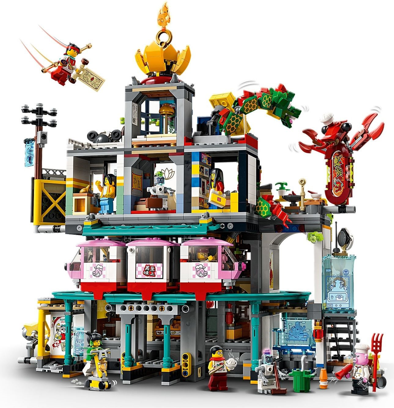 LEGO 80036 Monkie Kid The City of Lanterns- Auzzi Store