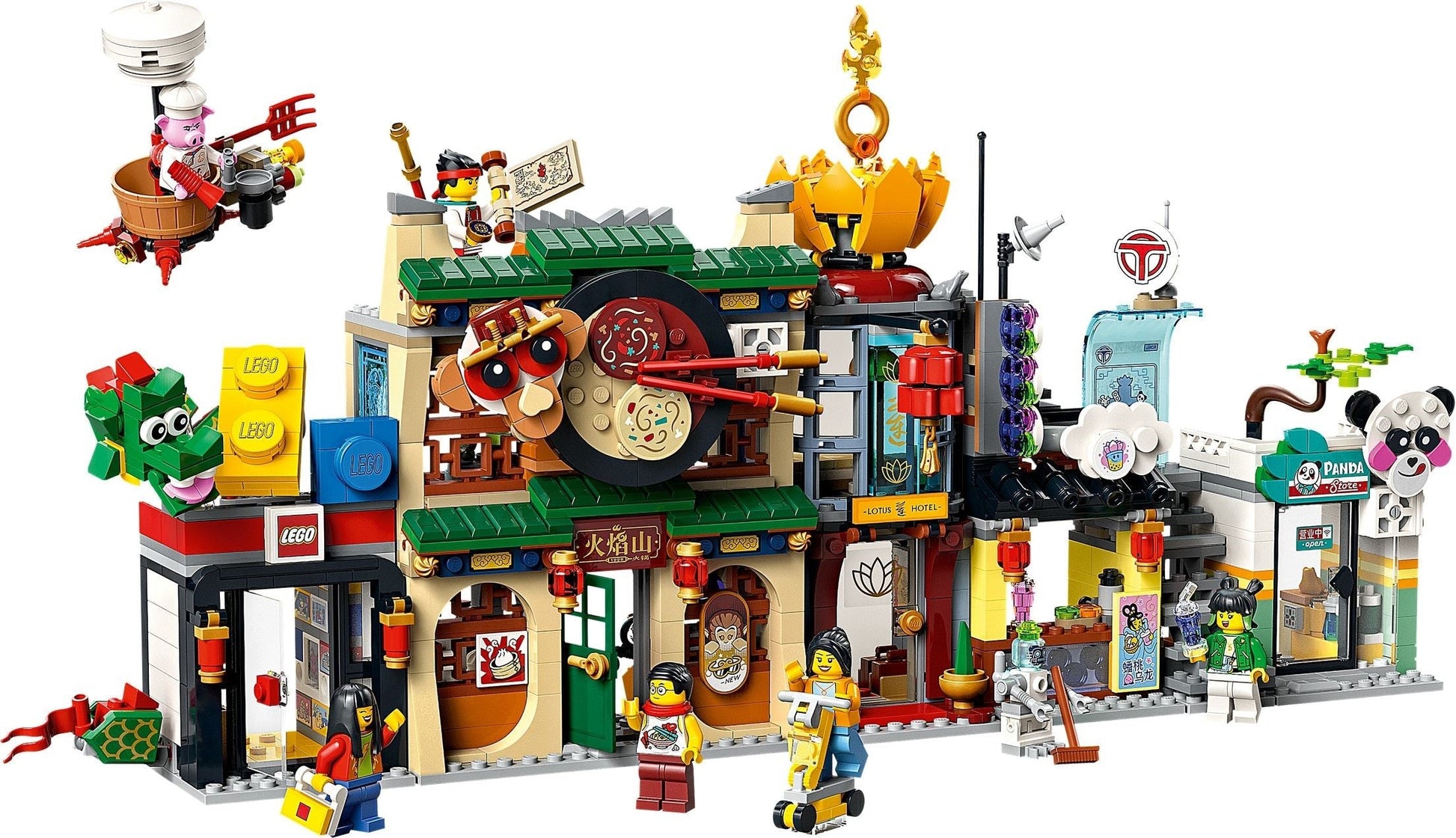 LEGO 80036 Monkie Kid The City of Lanterns- Auzzi Store