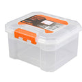Tactix 180 x 166 x 102mm 4 Compartment Deep Storage Box, Removable Tray