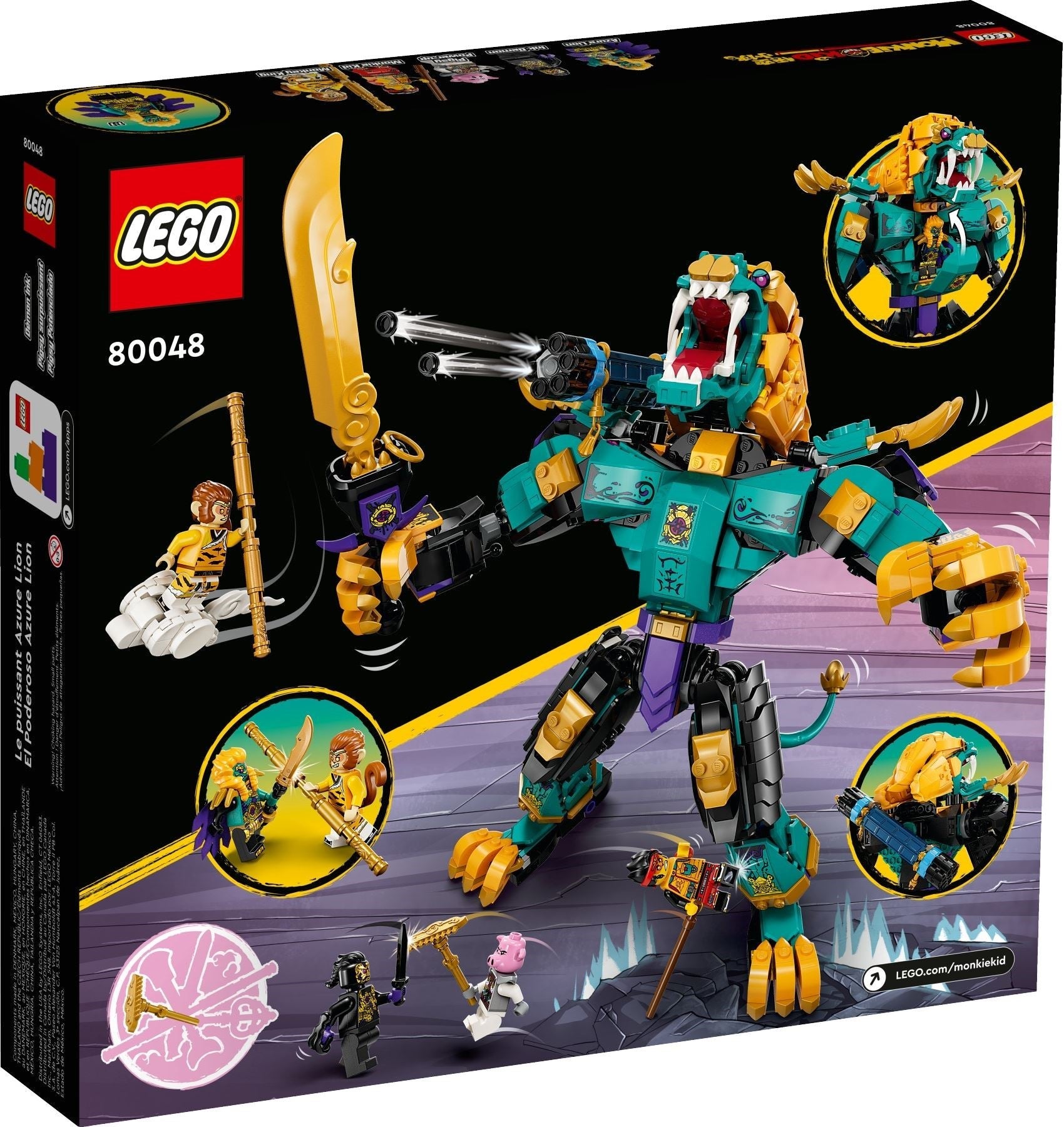 LEGO Monkie Kid Series 80048 The Mighty Azure Lion- Auzzi Store
