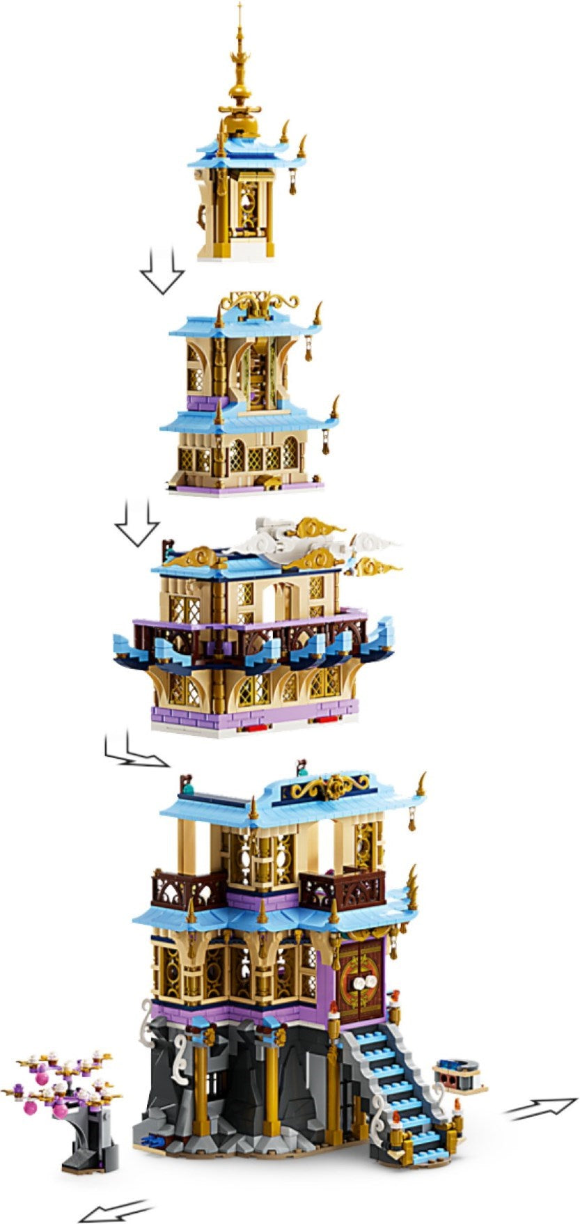 LEGO Monkie Kid Series 80058 Celestial Pagoda- Auzzi Store