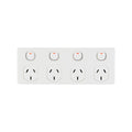 Deta Four Outlet Power Point - White - Polycarbonate - Kitchen Use - SuperSaverAU - view 1