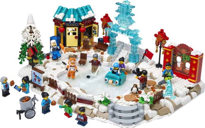 LEGO 80109 Lunar New Year Ice Festival Chinese New Year - SuperSaverAU - view 1
