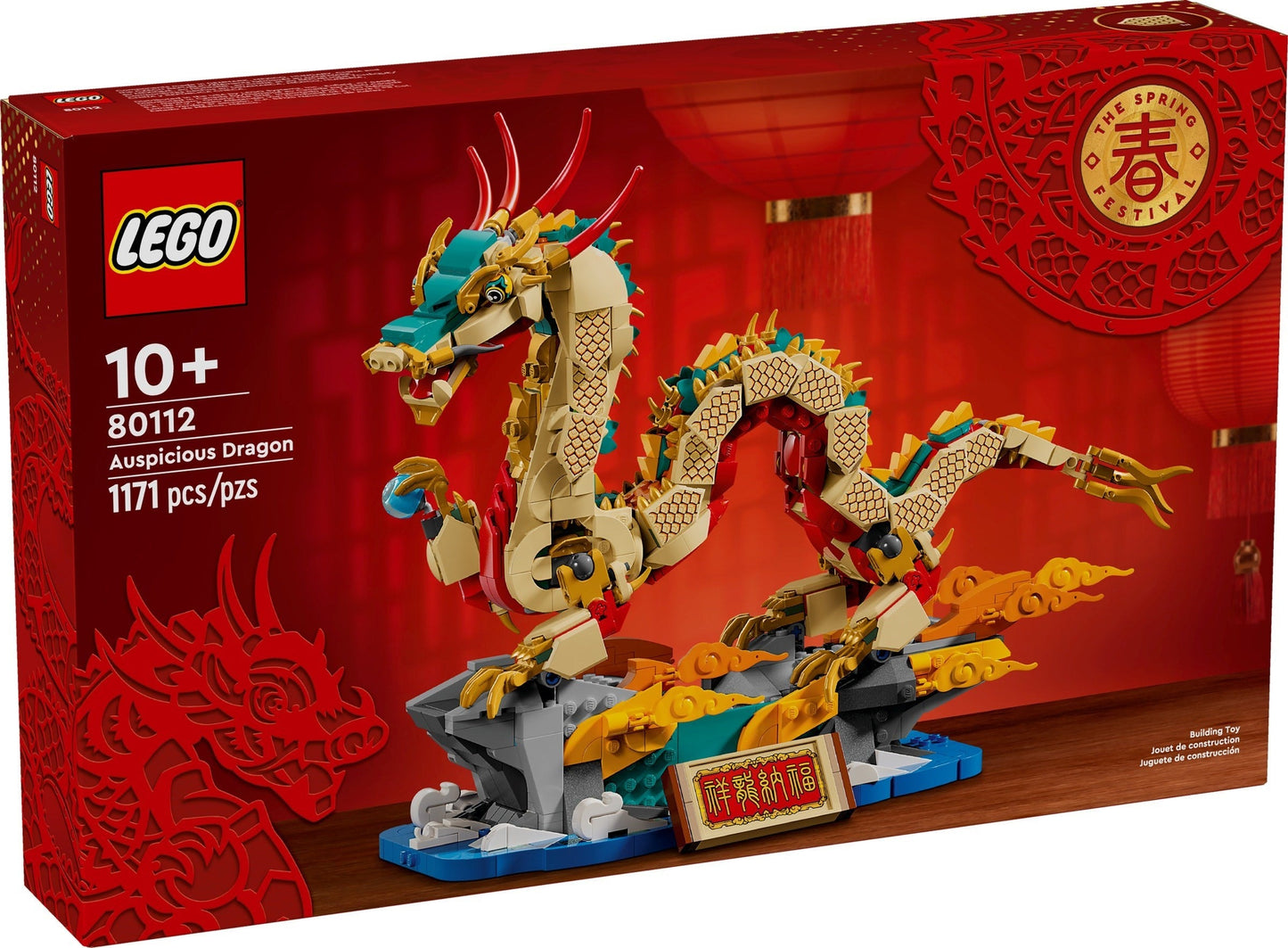LEGO 80112 Lunar New Year Auspicious Dragon- Auzzi Store