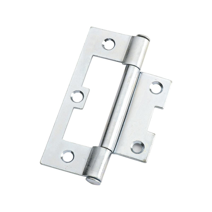 Lane Zinc Plated Fixed Pin Easy Fit Hinge 2 Pack - 75 x 47 x 1.6mm - SuperSaverAU - view 1