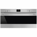 Smeg 90cm Classic reduced height built-in oven - 85L, stainless steel, Vapour Clean - SFRA9300TVX