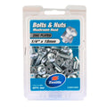 Zenith Mushroom Head Bolt & Nut - 1/4"x20mm - 50 Pack - Zinc Plated - SuperSaverAU - view 1