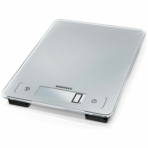 Leifheit Aqua Proof Kitchen Scale - Waterproof Housing and 10kg Maximum Weight - Silver - S66225