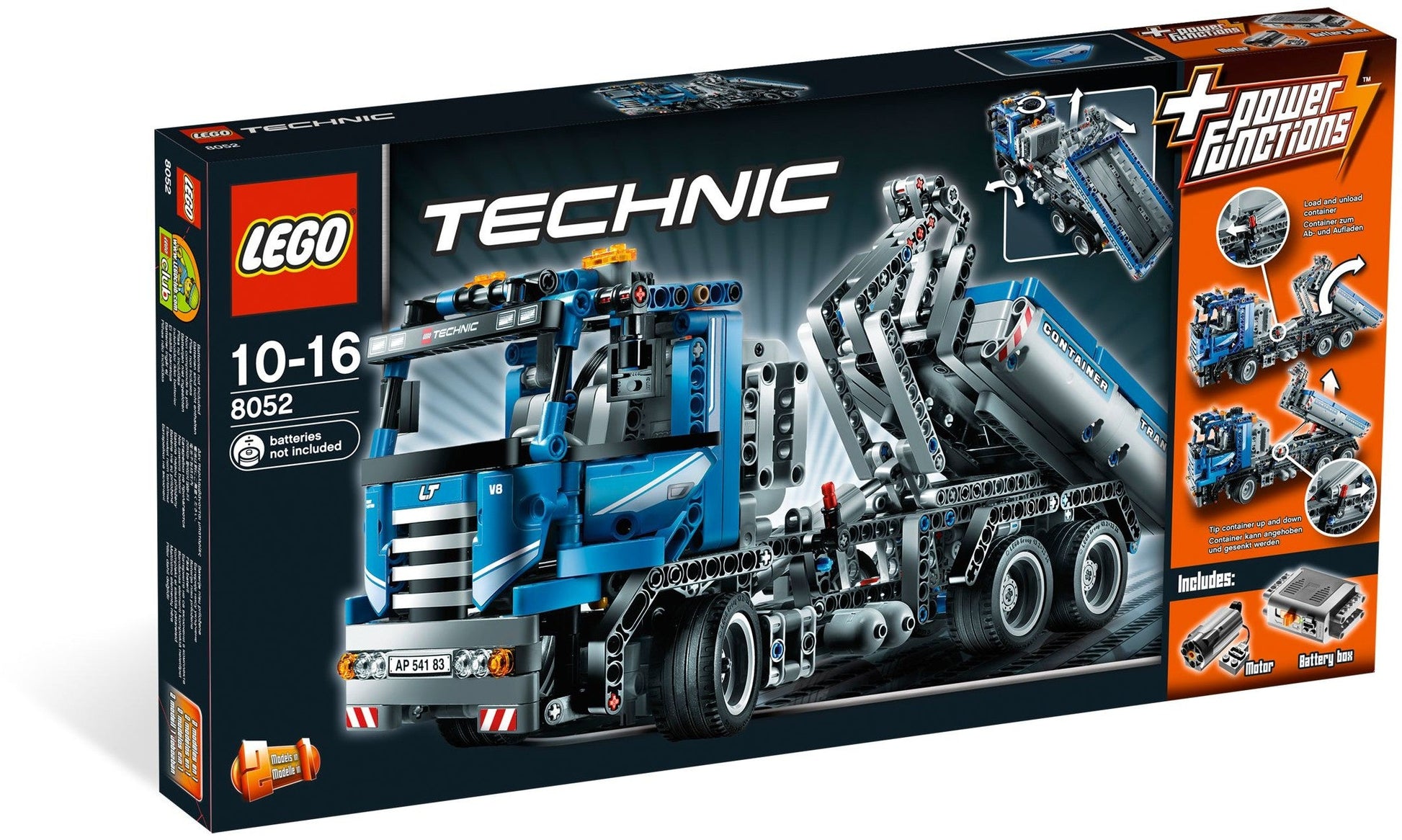 LEGO 8052 Technic Container Truck- Auzzi Store