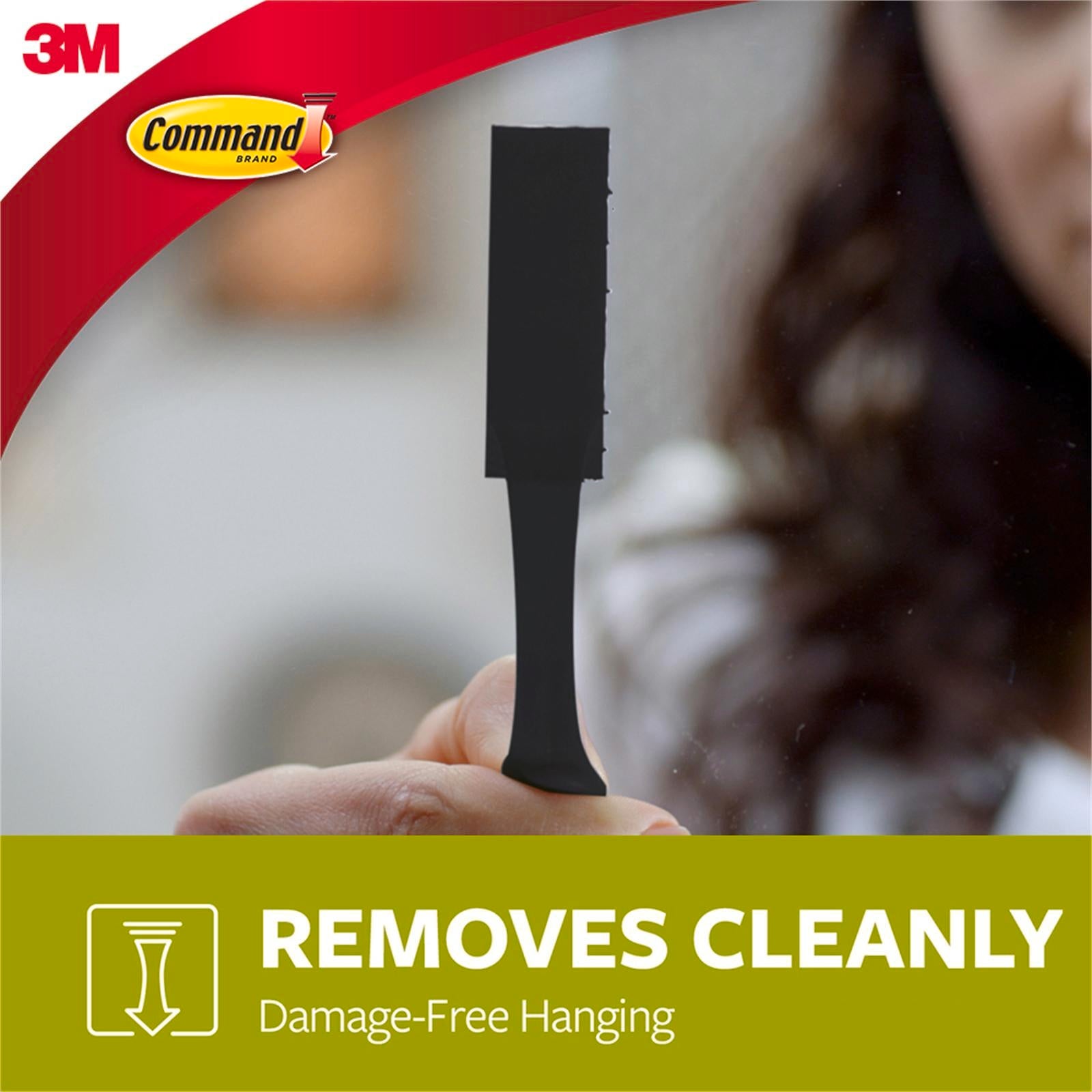 Command Medium Black Picture Hanging Strips - 4 Pack, Damage-Free