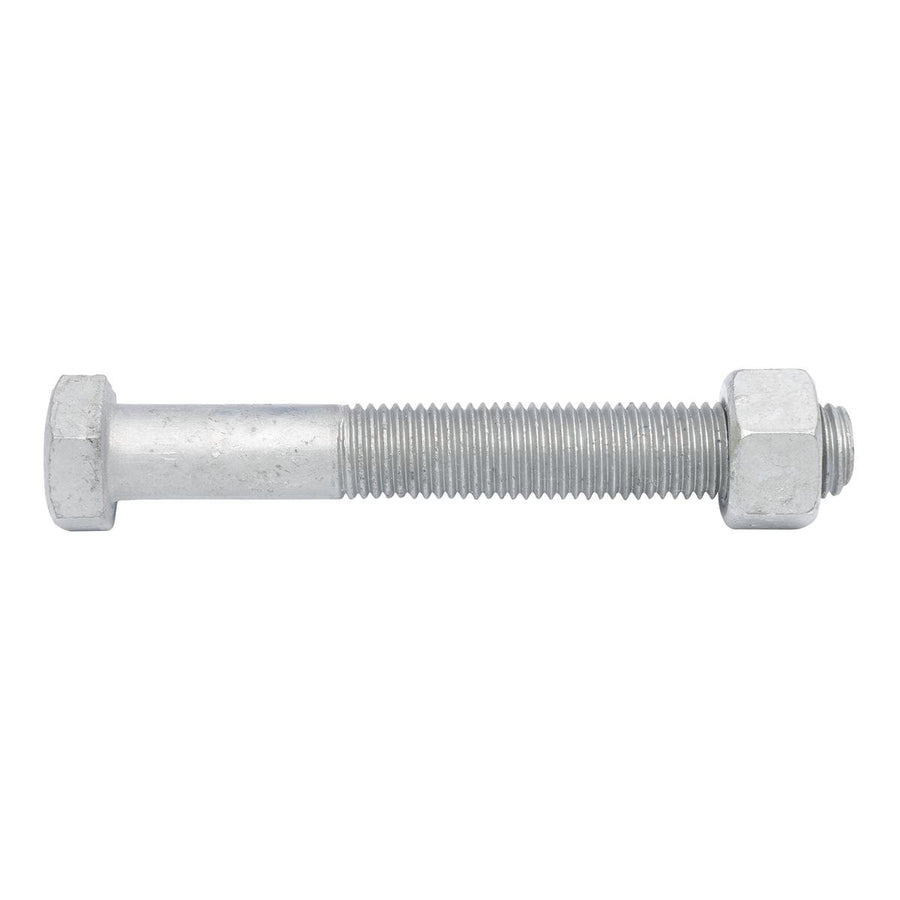 Zenith M16 Hot Dipped Galvanised Hex Head Bolt and Nut 120mm Steel - SuperSaverAU - view 1