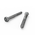 Zenith M10 x 100mm Hot Dip Galvanised Hex Head Coach Screws - Heavy-Duty Fastening - SuperSaverAU - view 1