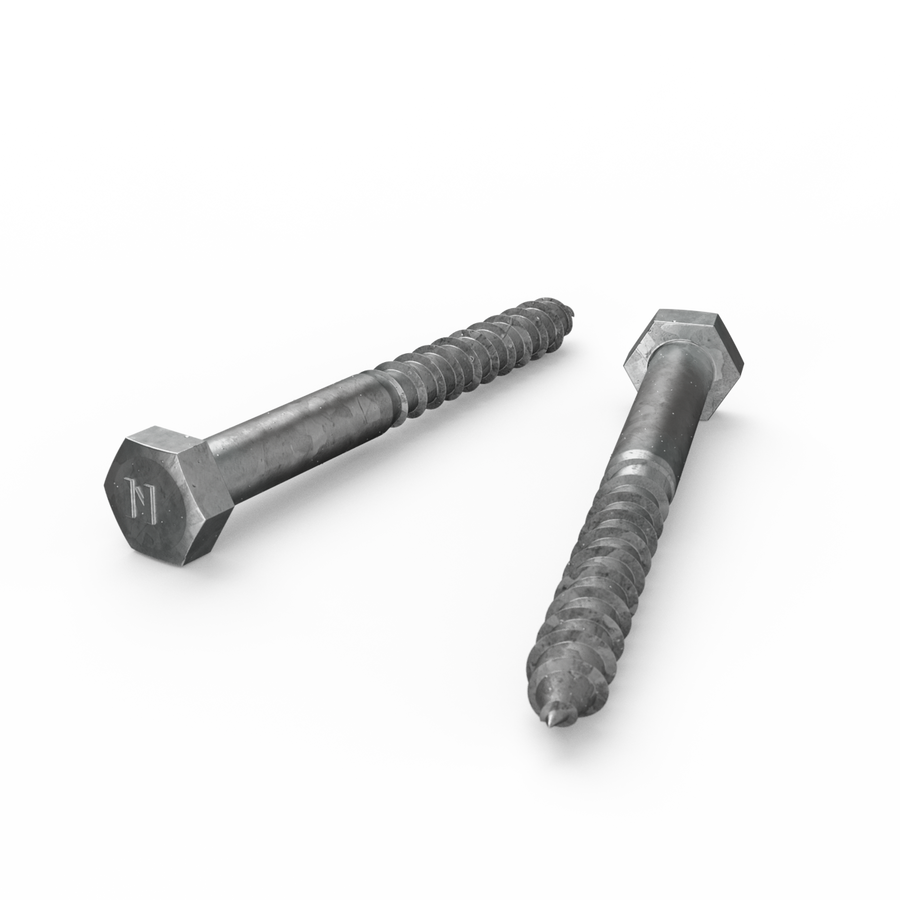 Zenith M10 x 100mm Hot Dip Galvanised Hex Head Coach Screws - Heavy-Duty Fastening - SuperSaverAU - view 1
