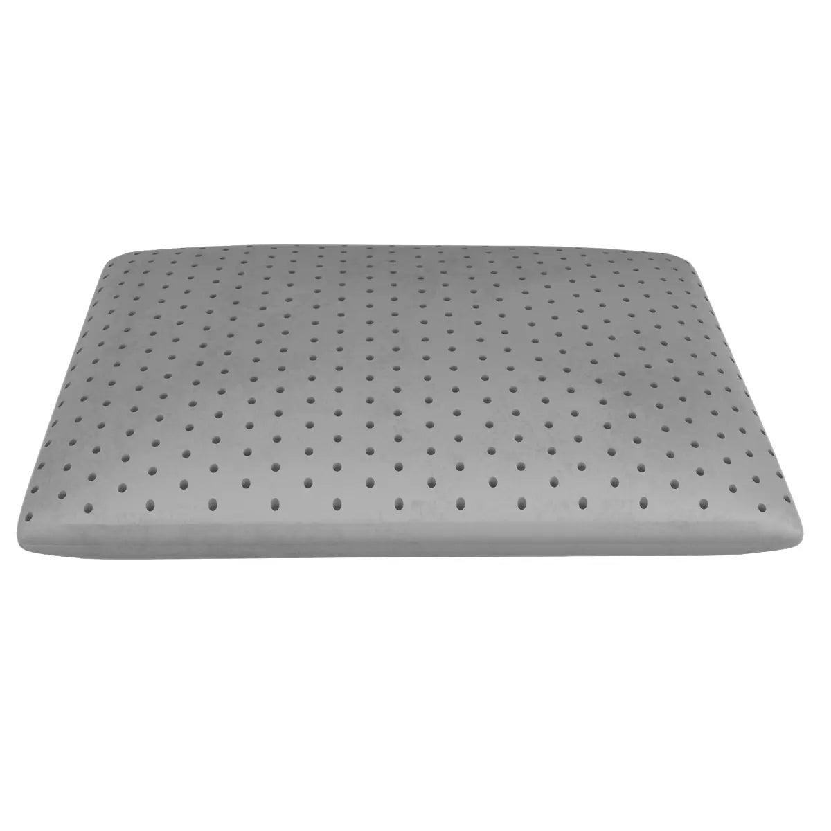 Comfort Sleep Soft Breathable Memory Foam Bed Pillow Silver Infused