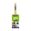 Pro Renovator Wall Paint Brush 75mm Synthetic Filament Raw Timber Handle