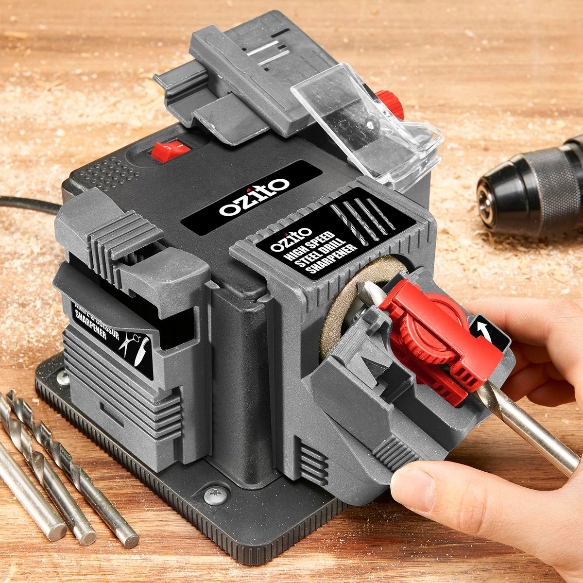 Ozito 65W Multi Function Sharpener MFS-4000 - Compact - Plastic Metal - Versatile - SuperSaverAU - view 3