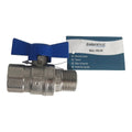 Enduraseal 15mm Male Female Butterfly Handle Water Ball Valve - Durable Water Isolation - SuperSaverAU - view 2