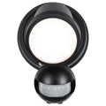 Brilliant Raptor III Black Single LED Sensor Light 10W Motion Sensor Outdoor 22599/06