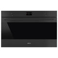 Smeg 90cm Classic Pyrolytic Oven - 126L, 14 Functions, Thermoseal, Matte Black - SFP9302TN