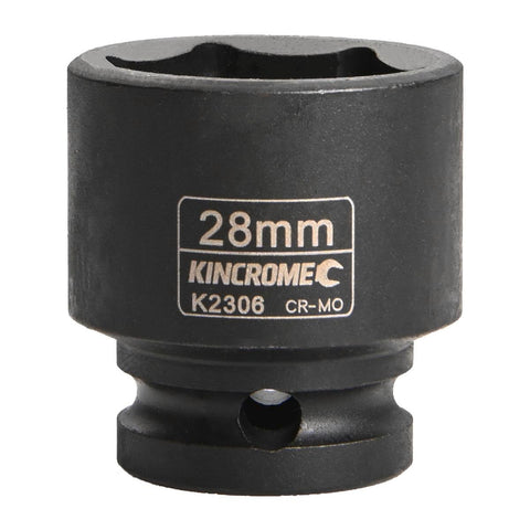 Kincrome 28mm Impact Socket - Cr-Mo Steel - Rust Resistant - Durable - SuperSaverAU - view 1