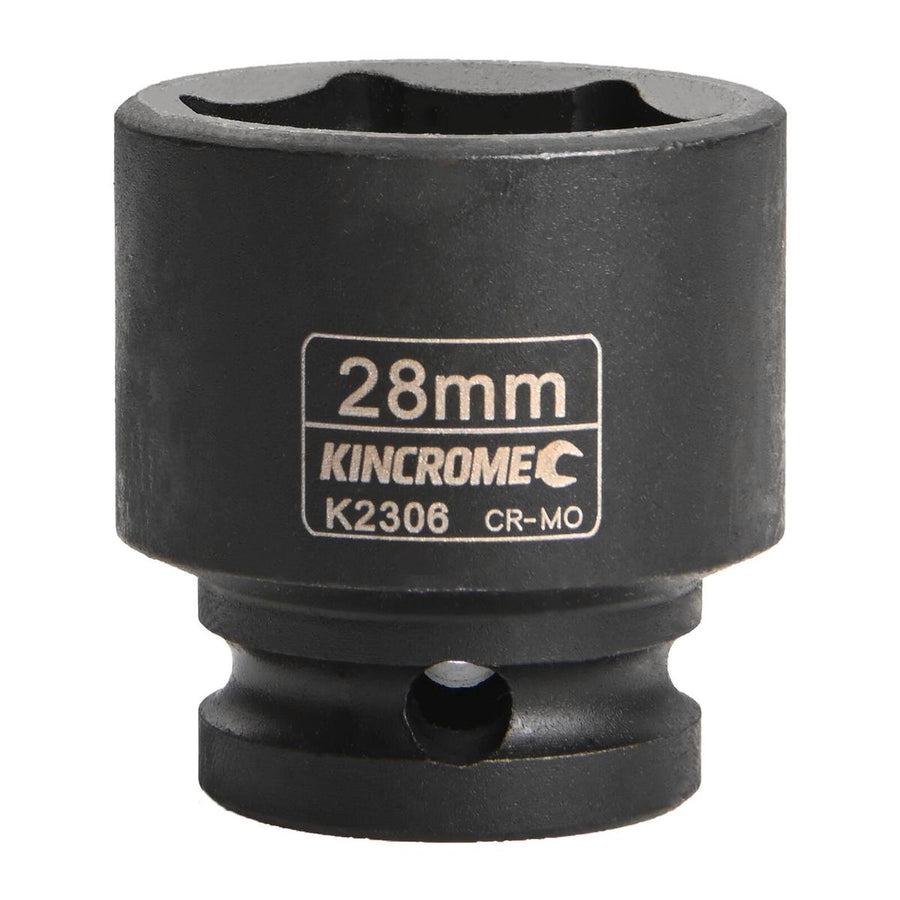 Kincrome 28mm Impact Socket - Cr-Mo Steel - Rust Resistant - Durable - SuperSaverAU - view 1