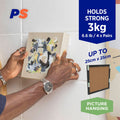 Permastik Medium Picture Strips - Picture Hanging - 30 Pairs - Easy Use - SuperSaverAU - view 2