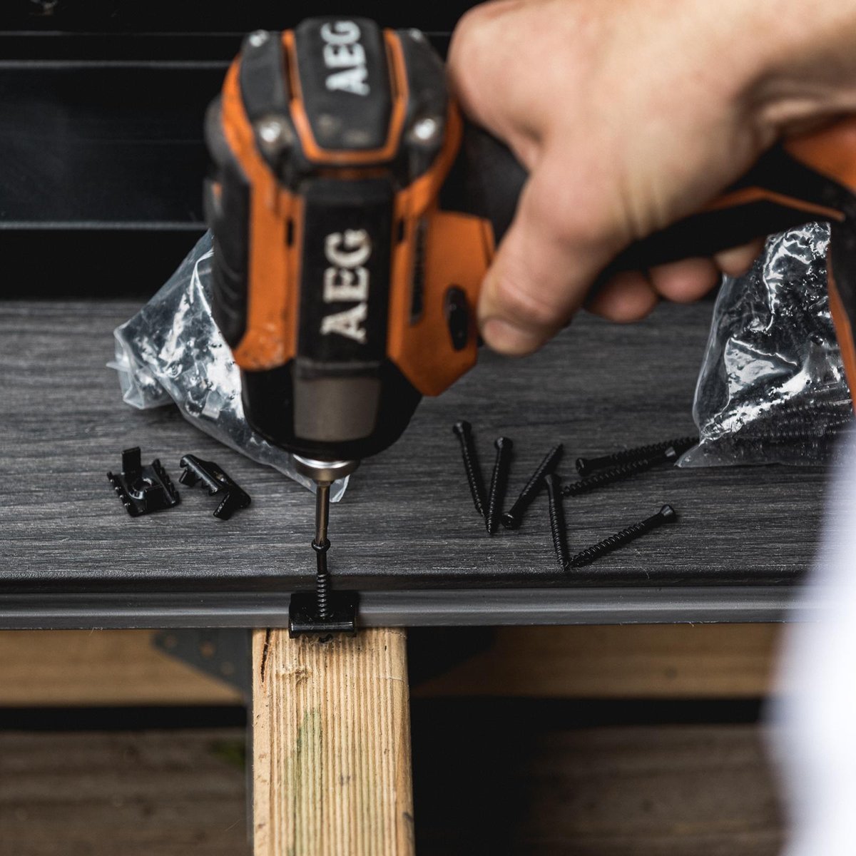 Quickfix Ekodeck Kit - 350lm - SS Screws - Timber Joists