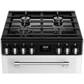 Belling 60cm Mini Richmond Dual Fuel Freestanding Oven - Double Oven, Wok Burner, White - BMR60DODFW