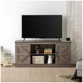Zinus Wade TV Cabinet - Brown - Three Adjustable Shelves - Cord Ports - Hidden Storage - AU-UTOTV1-16G