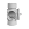 Rain Harvesting 50mm 3-Way Water Diverter, Grey PVC