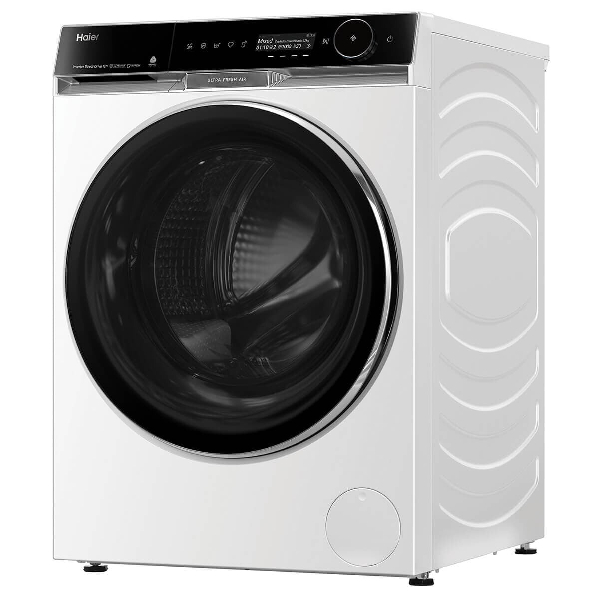Haier 600 Series 12kg Front Loader - White, UV Protect, Ultra Fresh Air, 5 Star Energy - HWF12PXW1