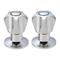 Shaw Mason Chrome Classic Style Basin Top Assembly Pair - 60mm x 94mm - Easy Installation - SuperSaverAU - view 1