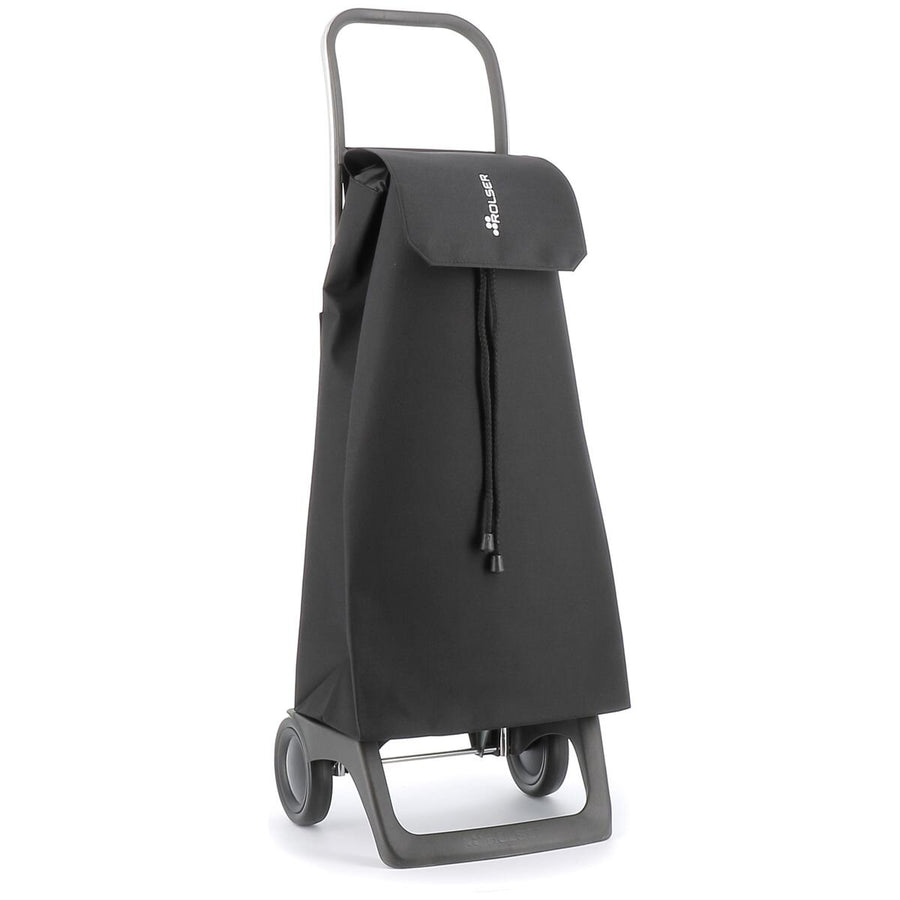 Rolser Jet LN Joy 2 wheel folding trolley - Black - Lightweight aluminium chassis - R-JET001-1023