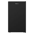 Hisense 124L bar fridge - black, Fresh Zone, large crisper, LED light, reversible door - HRBF126B