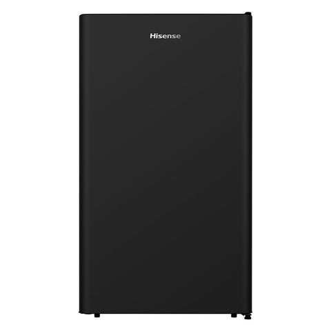 Hisense 124L bar fridge - black, Fresh Zone, large crisper, LED light, reversible door - HRBF126B