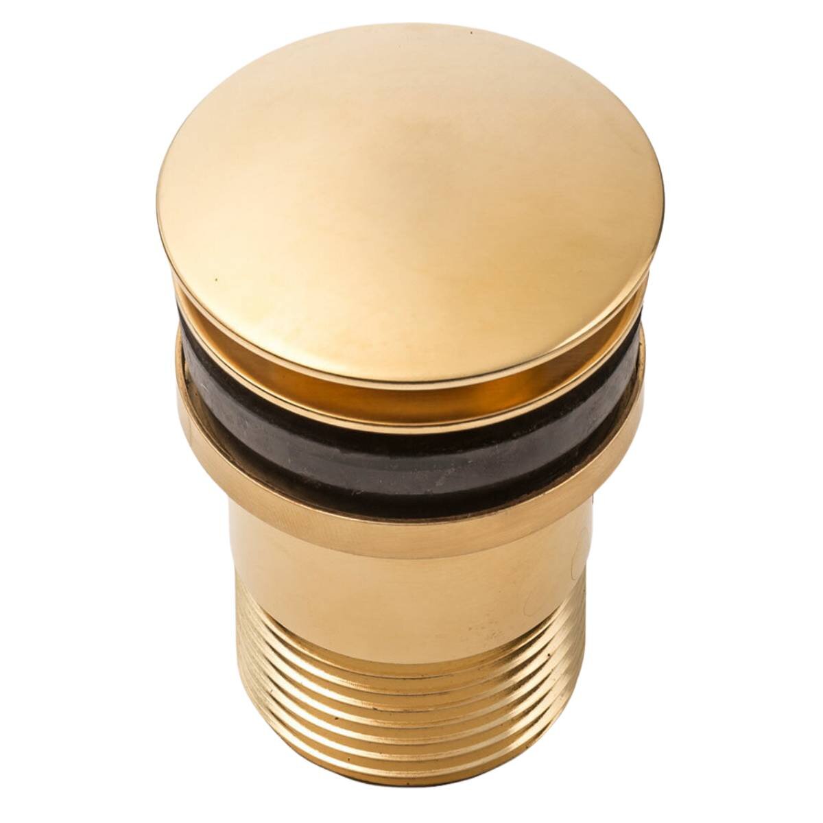 Rogerseller Universal Pop-Up Basin Waste - Brushed Gold Finish - 53-98mm Height - 3806000914