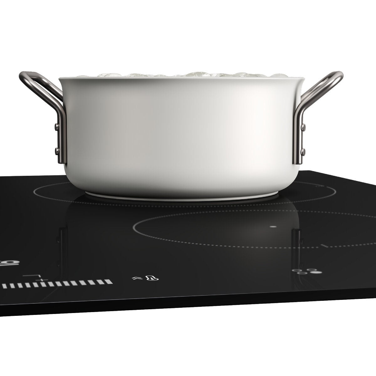 Beko 60cm Induction Cooktop - Black Ceramic Glass, IndyFlex Zone, Touch Controls, Booster - BCT600IG