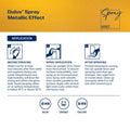 Dulux Effects 325g Gold Metallic Spray Paint for Wood, Metal & Craft