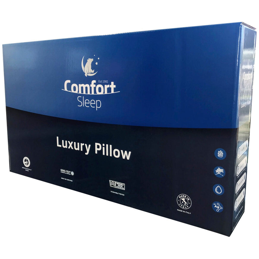 Comfort Sleep Luxury Aqua Comfort Memory Foam Medium Firm Pillow - SuperSaverAU - view 1