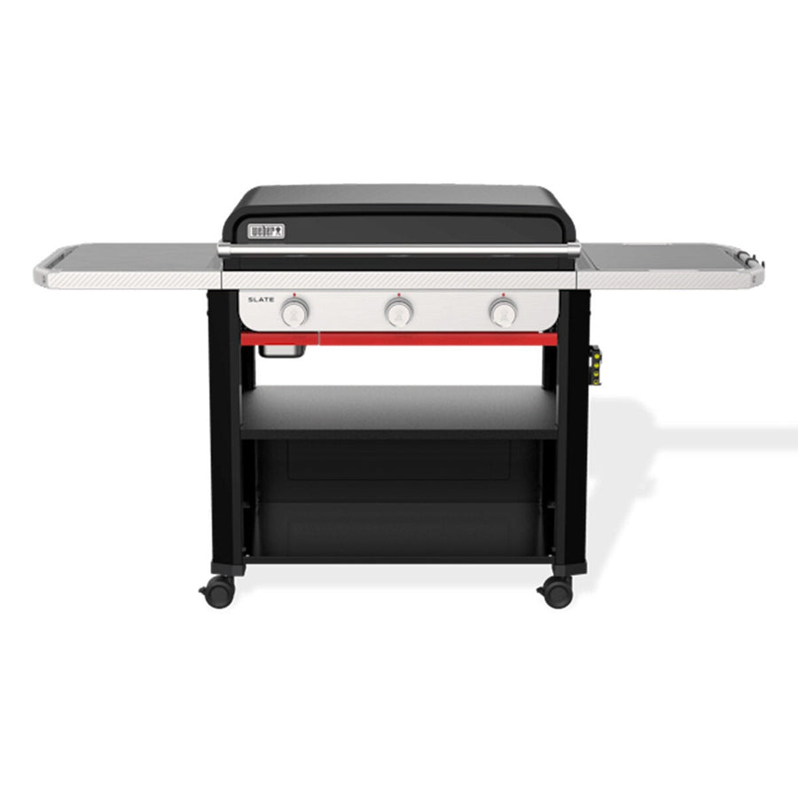 Weber Slate Three Burner Griddle 76cm LPG - Carbon Steel Cooktop - Snap-Jet Ignition - 1500421