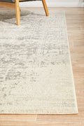 Rug Culture Evoke Extra Large Rug 330x240cm - White Silver Power Loomed Polypropylene - EVO253WSIL330X240