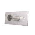 Adoored 3 Stud Satin Chrome Hook Rack - 260mm Steel - Durable Design - SuperSaverAU - view 3