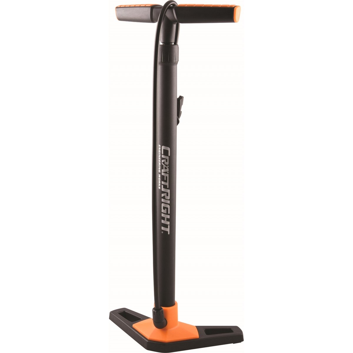 Craftright Bike Floor Pump - 160 PSI - 580mm - Black - CR20100 - SuperSaverAU - view 1
