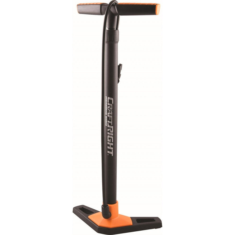 Craftright Bike Floor Pump - 160 PSI - 580mm - Black - CR20100 - SuperSaverAU - view 1