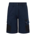Citeco Women's Navy Cotton Stretch Mid Shorts - Size 8